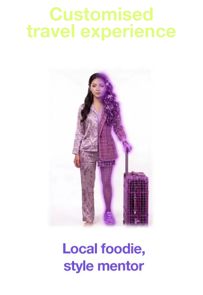 Customised travel experience - Local foodie, style mentor