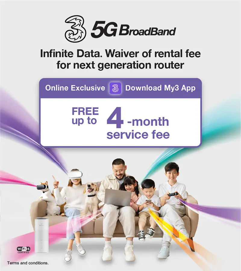 Limited-time FREE up to 4-month and router rental fee wavier!