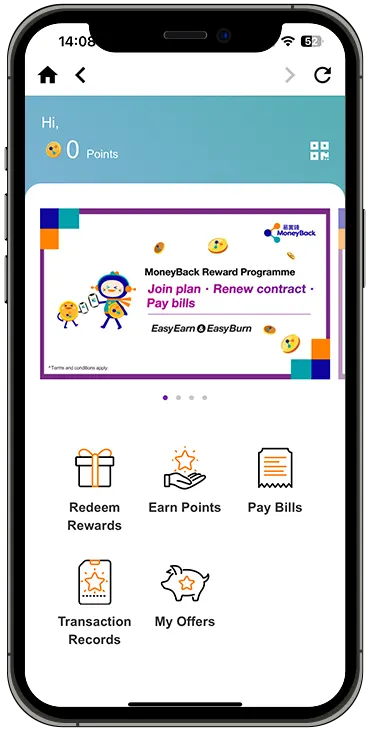 link up MoneyBack App account step 8