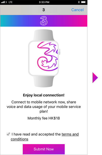 apple watch 4 three network