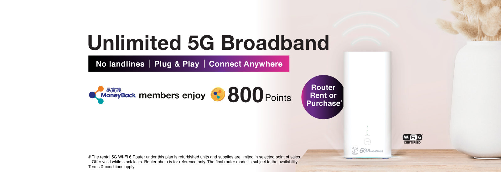 New 5G Broadband Monthly Plan from $148. Enjoy Unlimited 5G Broadband at Home & Office!
