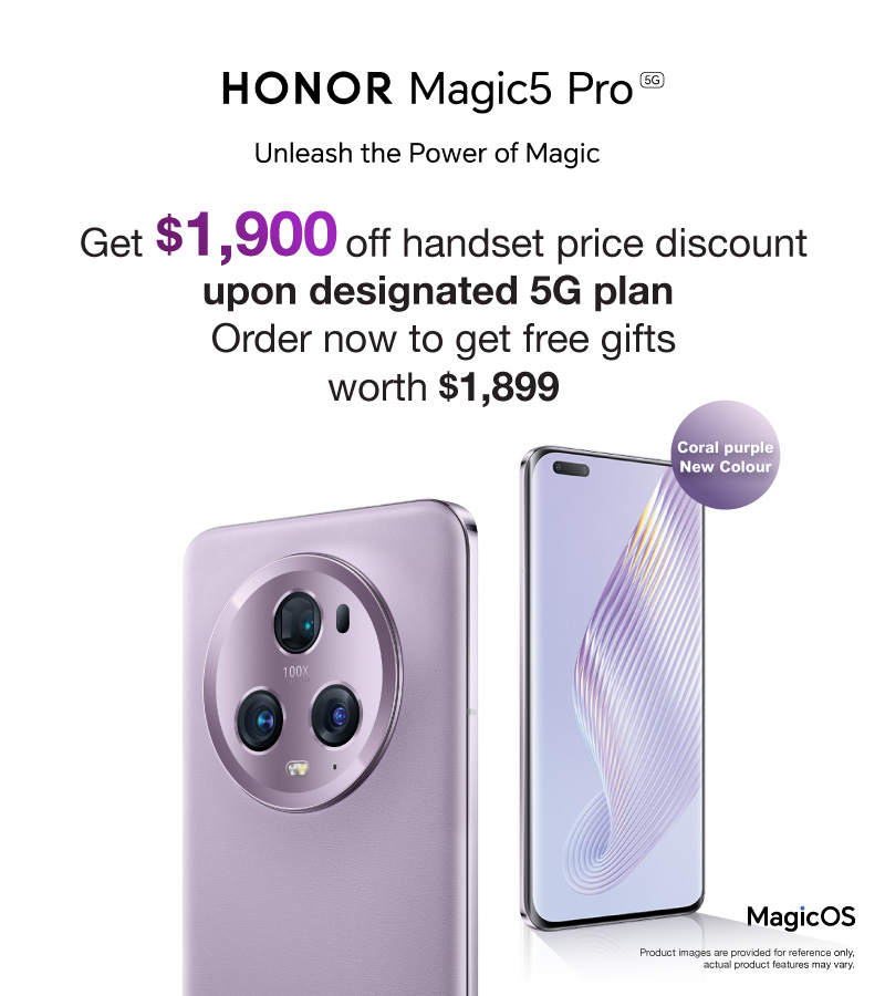 Get $3,000 off handset price discount upon designated 5G plan. Order now to get free gifts worth $528​.