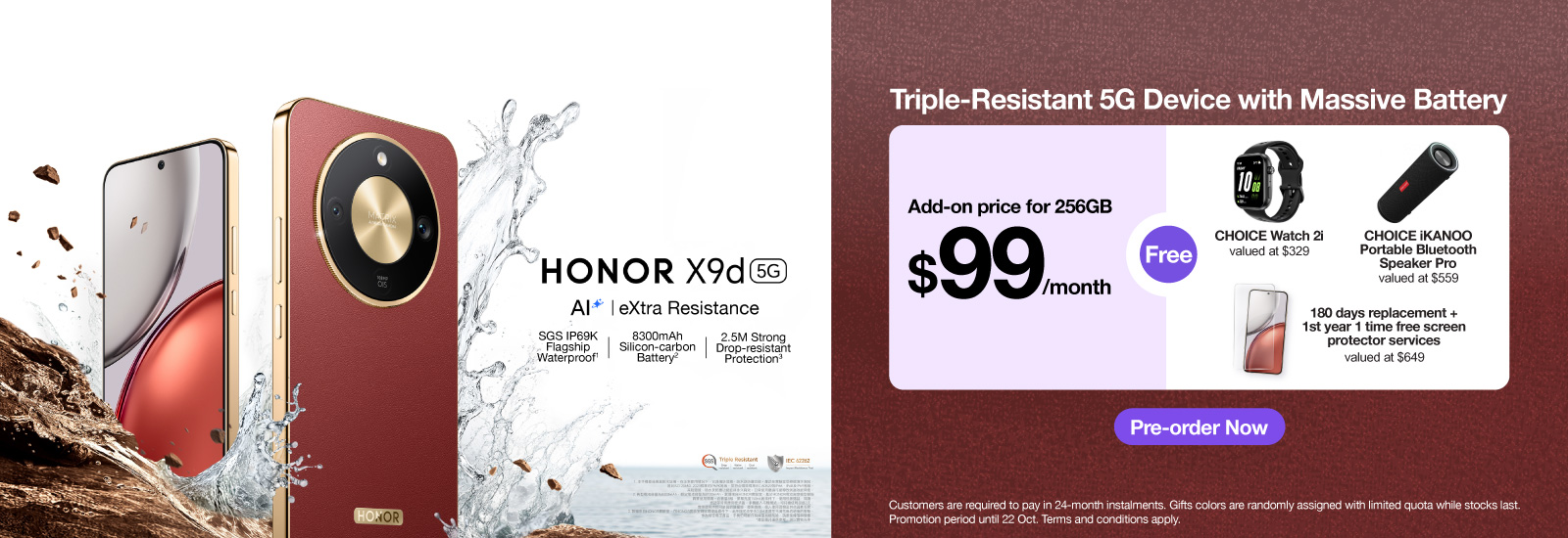 Add-on as low as $99/mth upon SIM Subscription / contract renewal