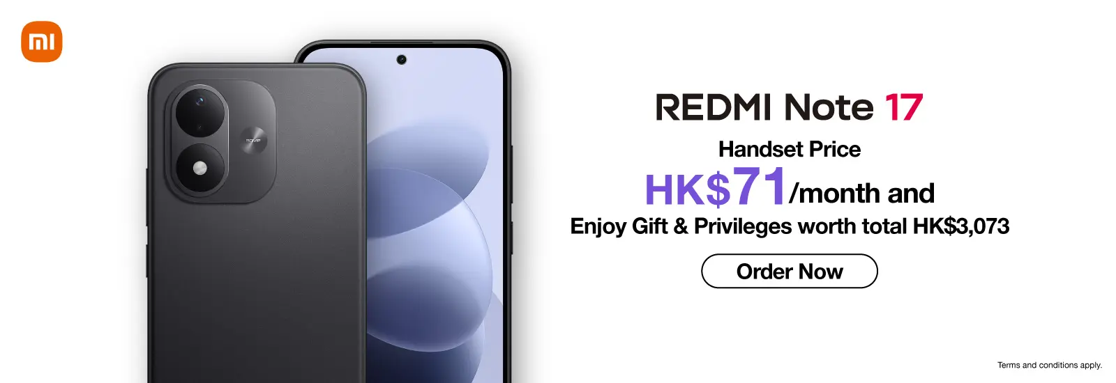 Handset price HK$71/month upon SIM Subscription / contract renewal.