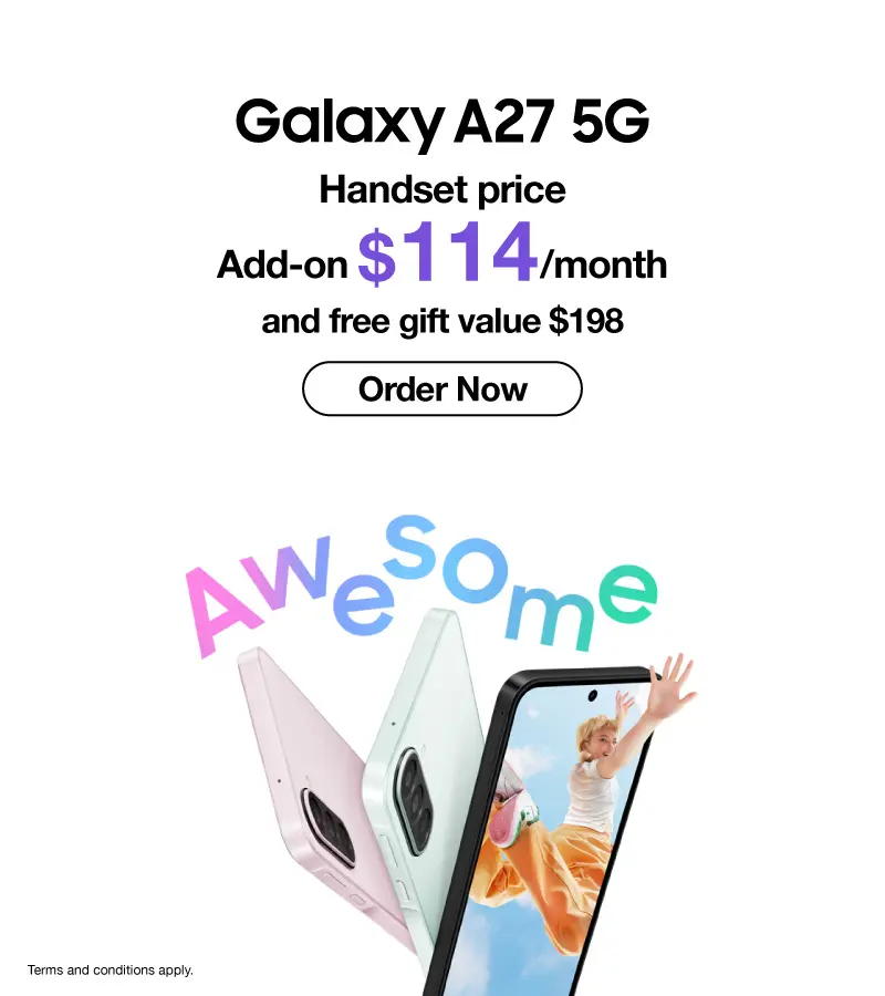 Handset price $114/month upon SIM Subscription / contract renewal.