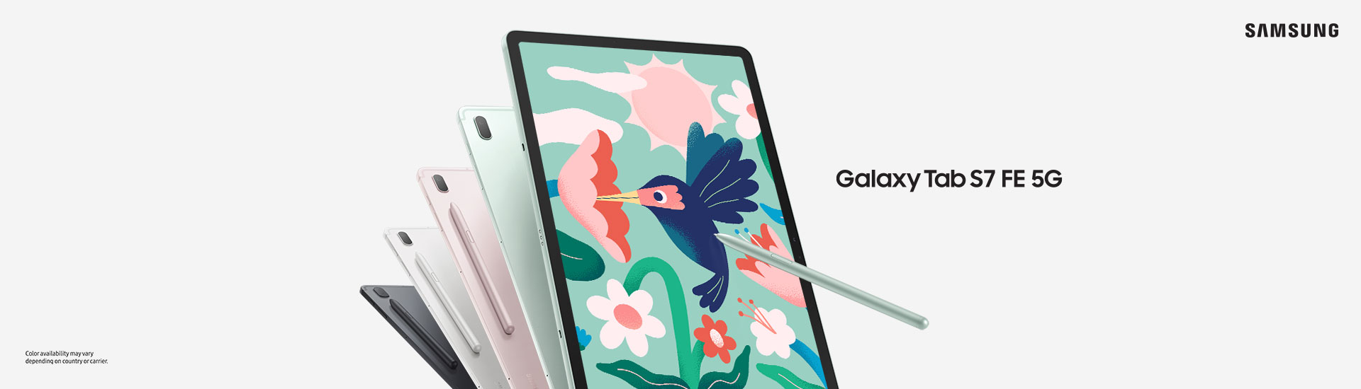 Samsung Galaxy Tab S7 FE 5G add-on $208/mth up upon 5G SIM Subscription