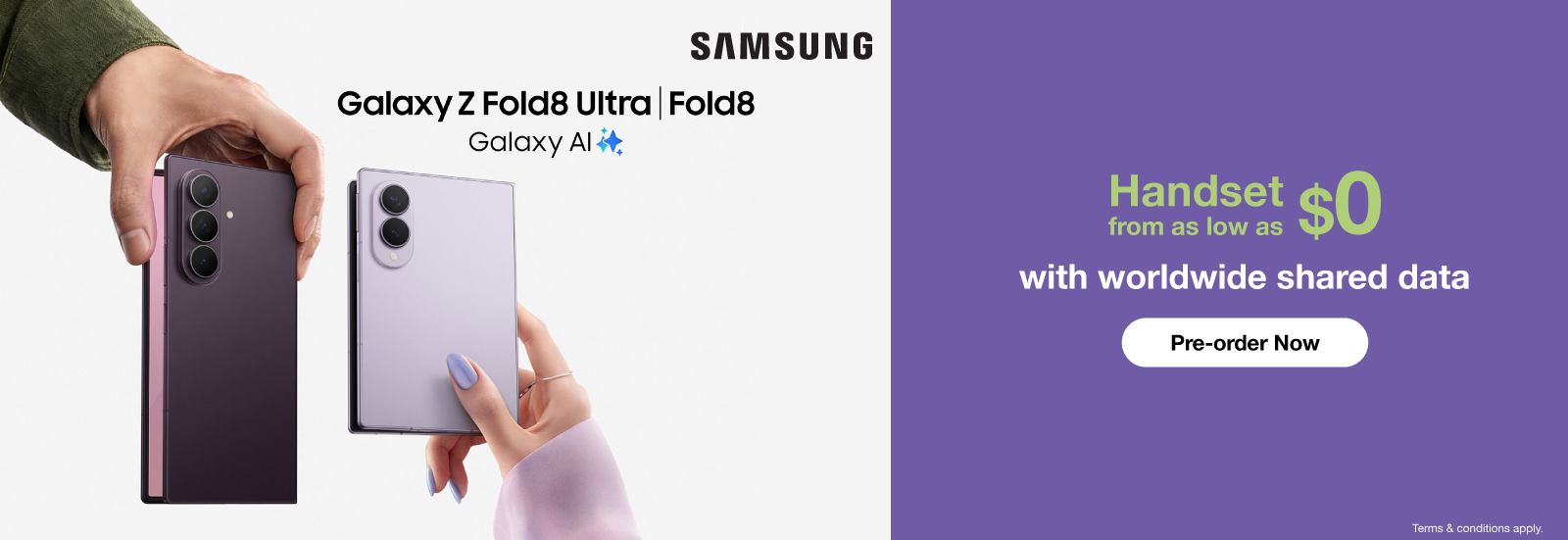 WORLD PLAN monthly Plan Subscription to enjoy HK and Global Shared Data and Samsung Galaxy Z Fold8 | Z Flip8 | Z Fold8 Ultra up to $3,000 discount