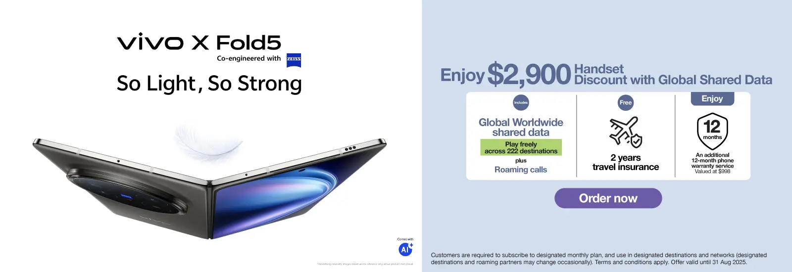vivo X Fold5 5G Specifications