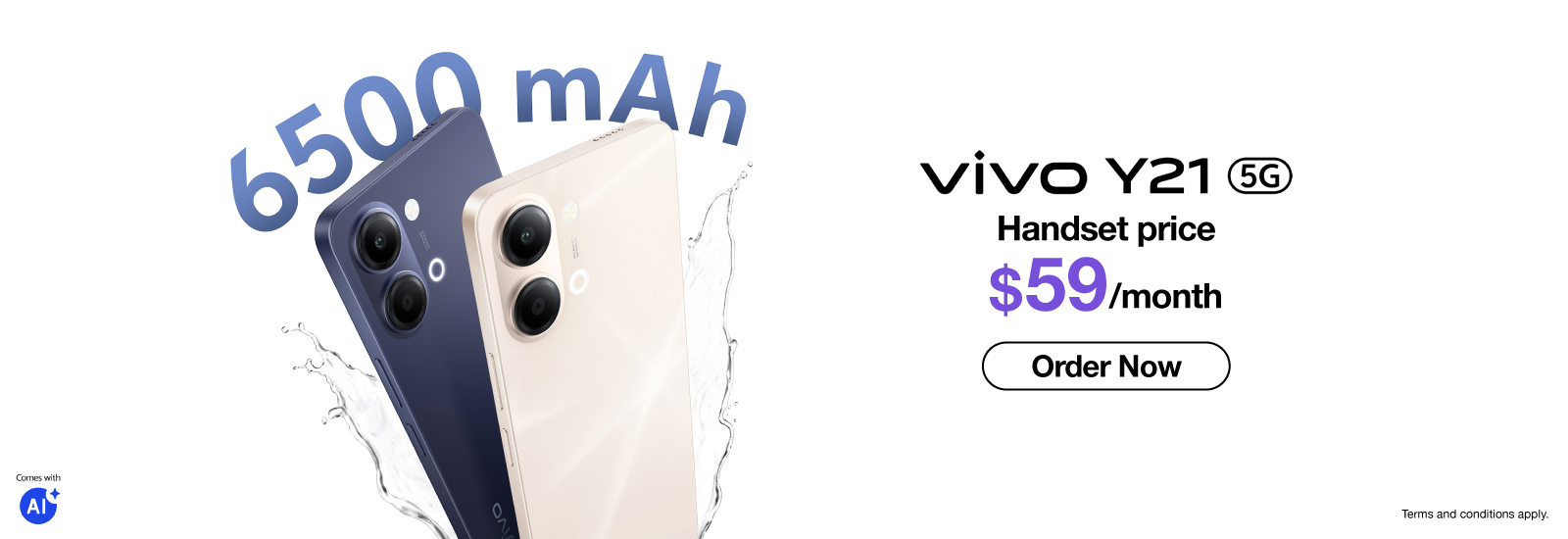 Handset price $59/month upon SIM Subscription / contract renewal