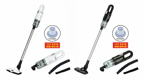 HOME@dd Ultra Light Cordless Handheld & Floor Brush Vacuum Cleaner