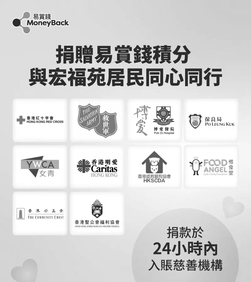 捐贈易賞錢積分與宏福苑居民同心同行