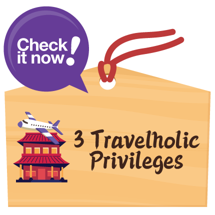 3 Travelholic Privileges